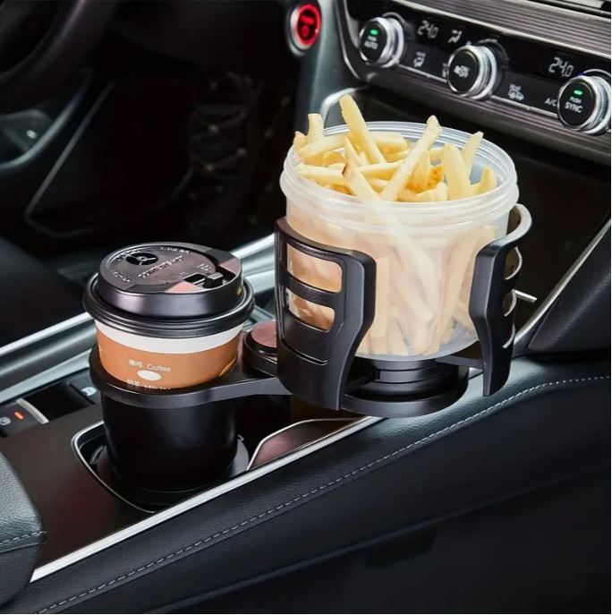 TWIN HOLDER - Uittrekbare Auto Bekerhouder