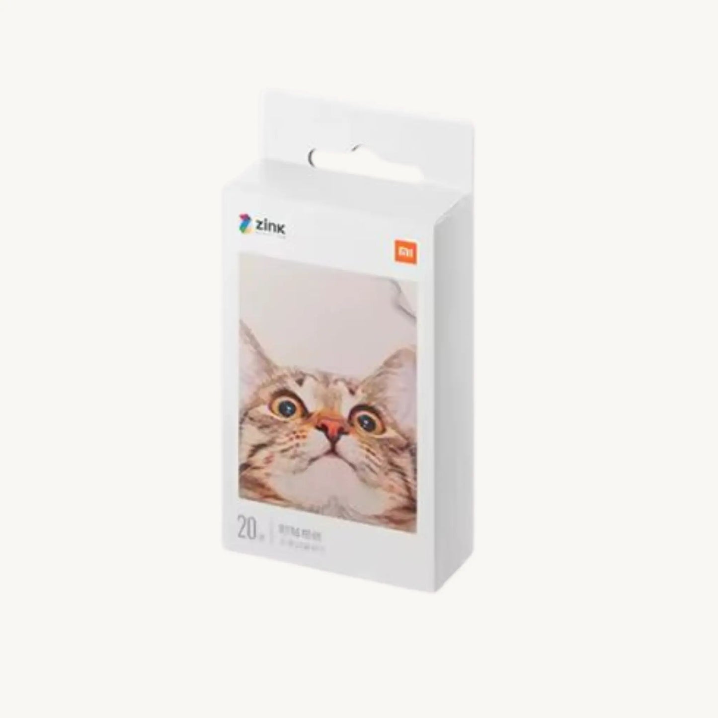 Zink photo paper pack for printing pet memories, featuring a cat image on the front.