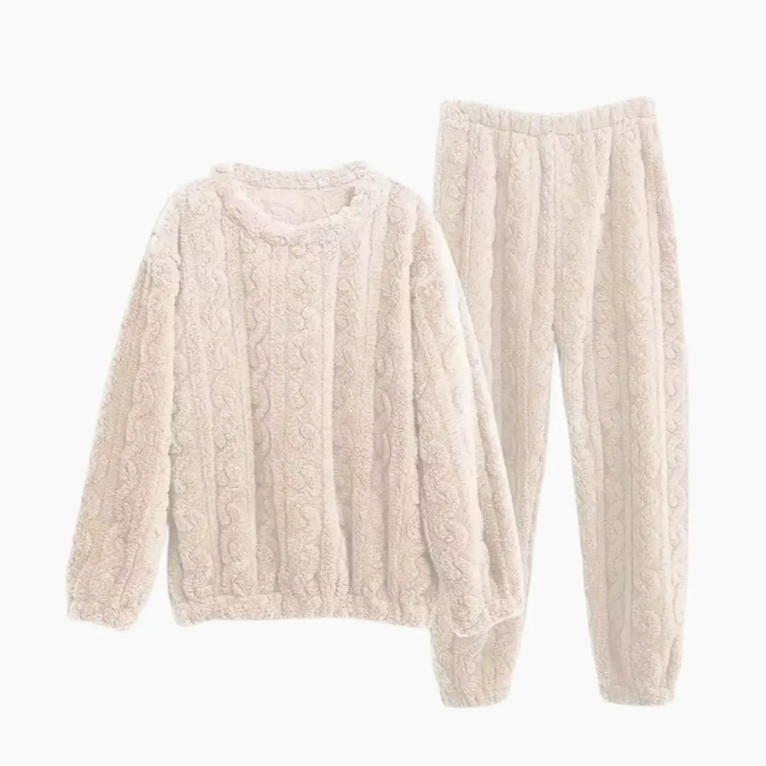 SÆNORA Fleece Pyjama - Ultrazacht Tweedelig Set voor Maximaal Comfort - YOOOVA