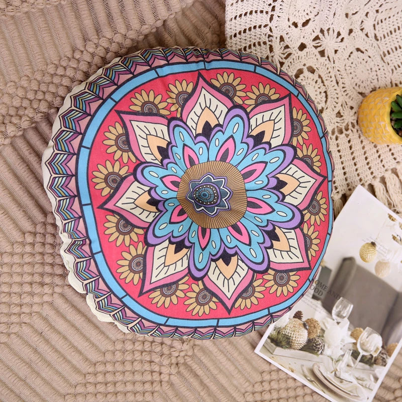 MYSTIC LOTUS Meditatiekussen rond - Jouw heilige plek voor diepe ontspanning NicheBay