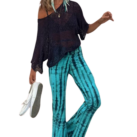 LUZ LIBRE  – Flared Tie Dye Yogabroek