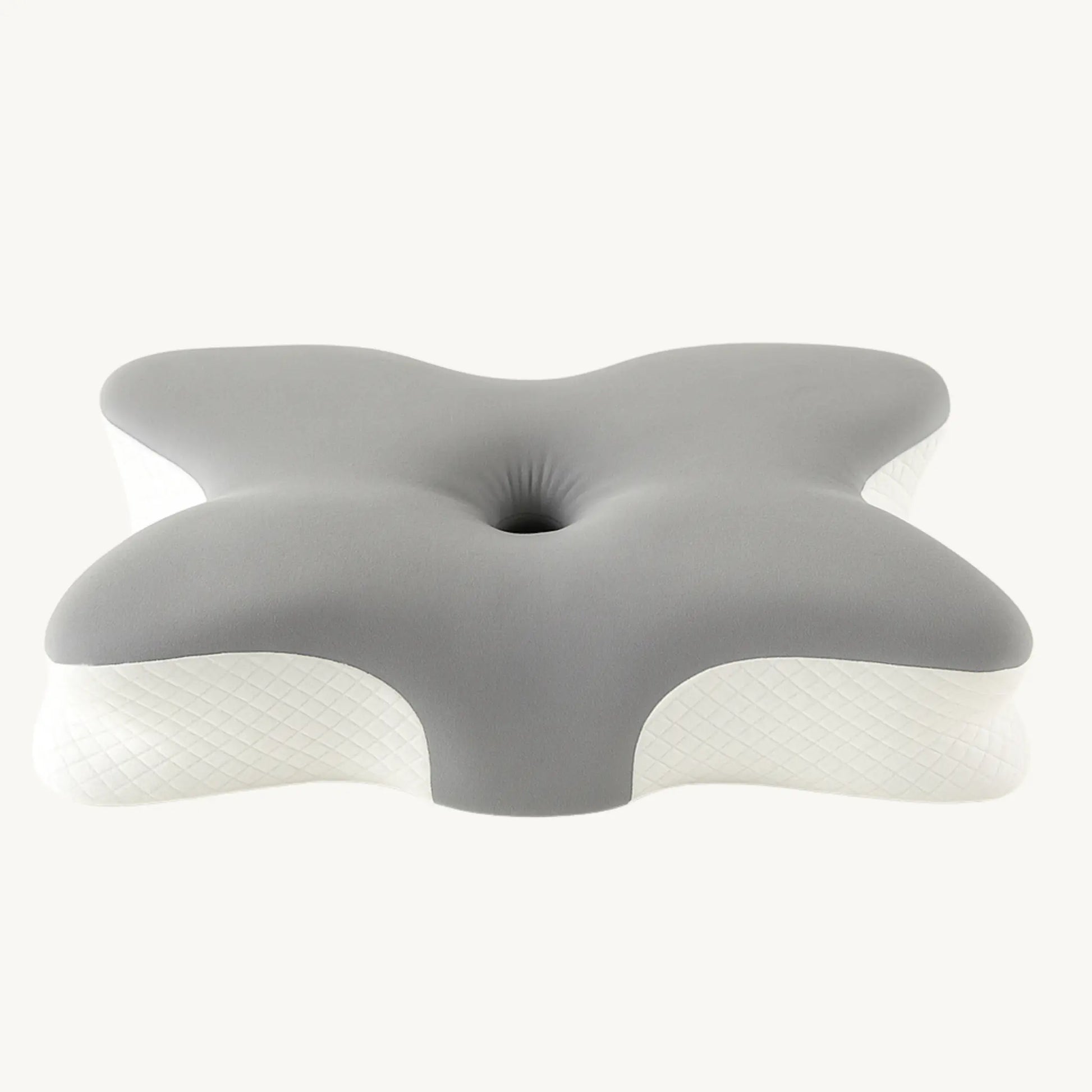 NEURA ergonomisch traagschuim kussen met unieke vorm voor optimale slaaphouding en ondersteuning.