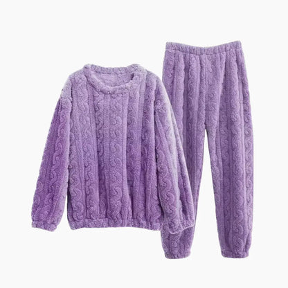 SÆNORA Fleece Pyjama - Ultrazacht Tweedelig Set voor Maximaal Comfort - YOOOVA