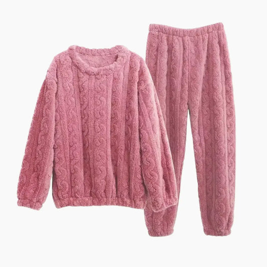 SÆNORA Fleece Pyjama - Ultrazacht Tweedelig Set voor Maximaal Comfort - YOOOVA
